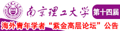 日老逼骚逼南京理工大学第十四届海外青年学者紫金论坛诚邀海内外英才！